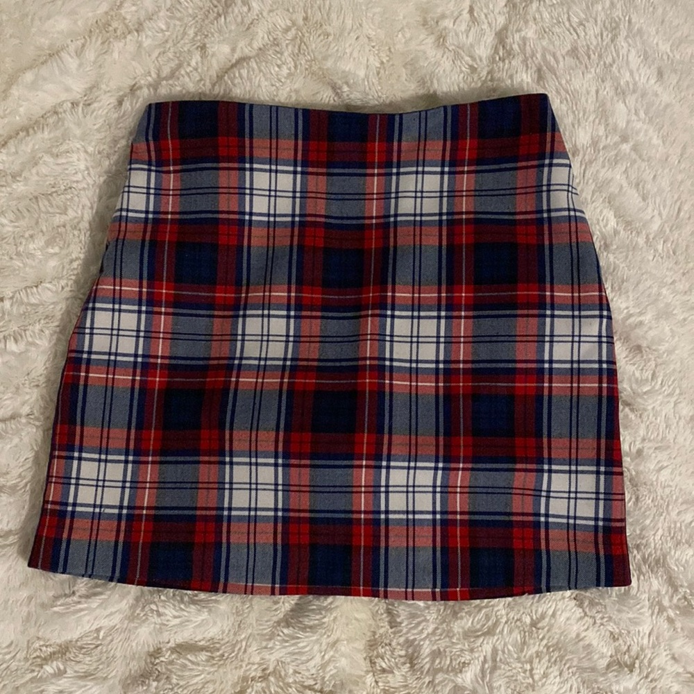 Vineyard Vines Holiday Plaid Mini Skirt Size 0